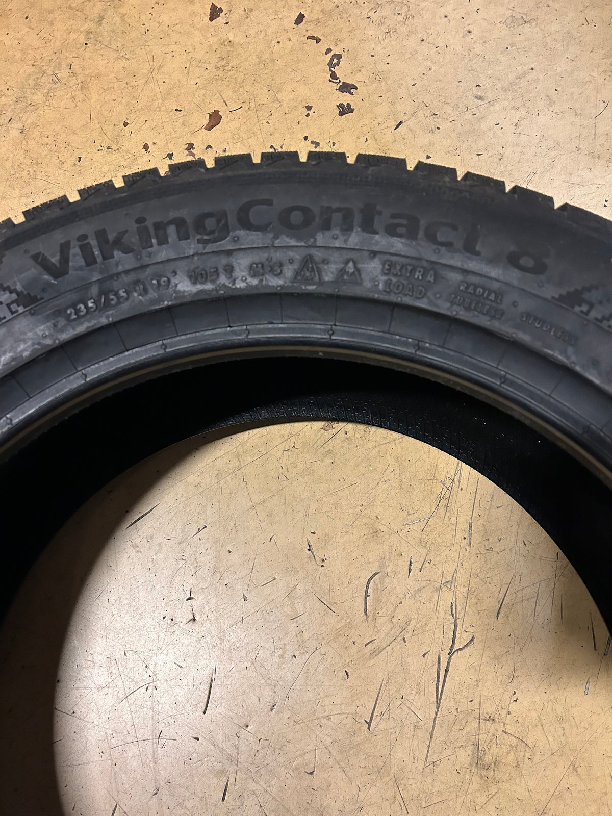 CONTINENTAL VIKING CONTACT 8 BSW P 235 55 19 105T XL WINTER TIRE 03455140000