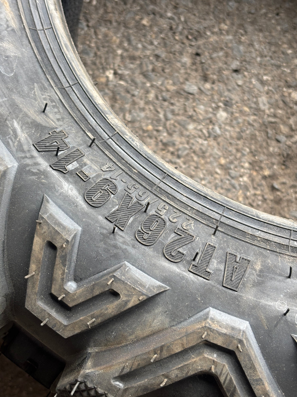 NOS SUNF POWER A033 BSW AT 26 9 14 65J 6PLY ATV TIRE 260914