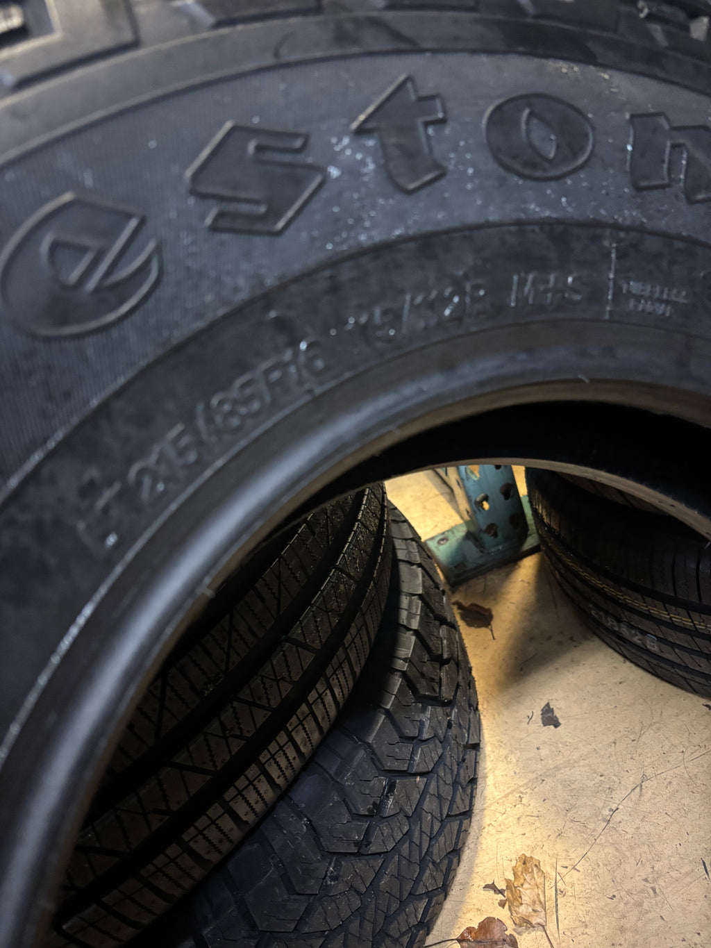FIRESTONE TRANSFORCE AT2 BSW LT 215 85 16 115/112R LRE 10 PLY TERRAIN TIRE 000178