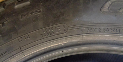 (KSL ONLY) NOS MASTERCRAFT COURSER MXT BSW BSW LT 35 12.5 20 121Q LRE 10PLY MUD TERRAIN TIRE 90000020202