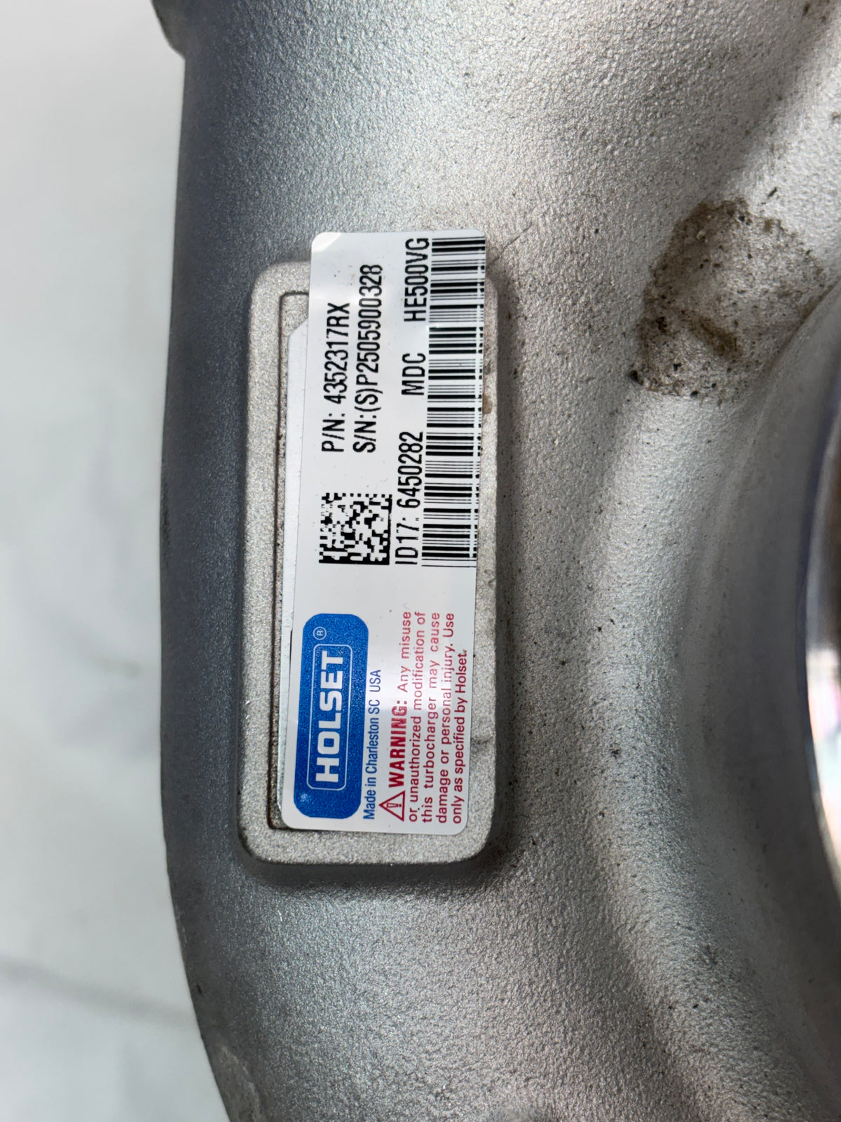 REMAN. GENUINE CUMMINS X15 QSX15 17-22 HOLSET TURBOCHARGER 4352317RX