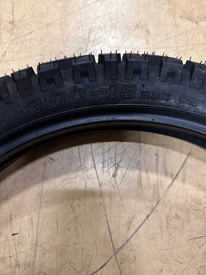 SHINKO GOLDEN BOY TRAIL TIRE SR244 BSW  3 18 52L MOTORCYCE TIRE 874761