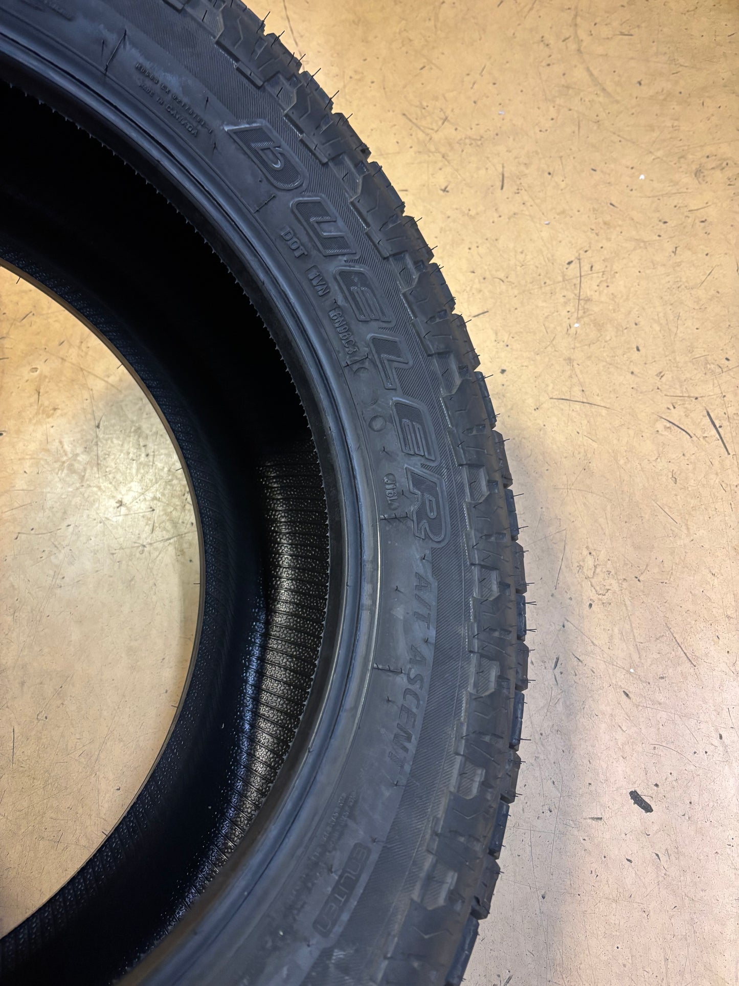 BRIDGESTONE DUELER A/T ASCENT BSW BSW LT 285 55 20 122/119S LRE 10 PLY ALL TERRAIN  TIRE 009688