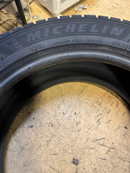 2 MICHELIN X-ICE SNOW BSW P 225 55 18 102H XL WINTER TIRE 41319