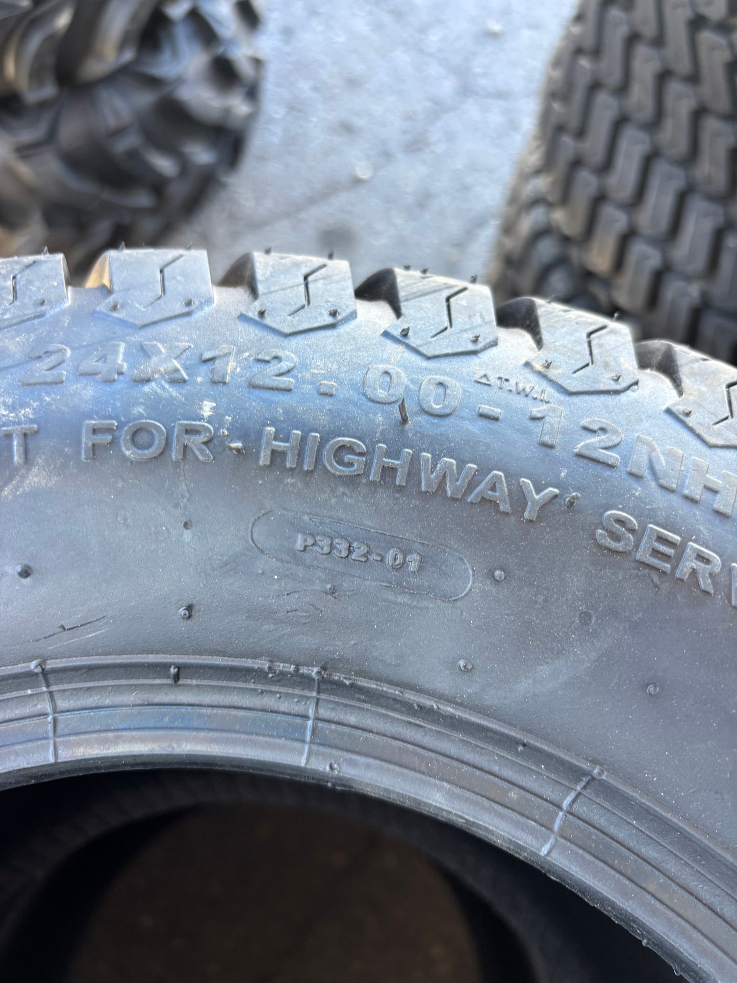 WANDA P332 BSW 24 12 12 4PLY LAWN MOWER TIRE 13051