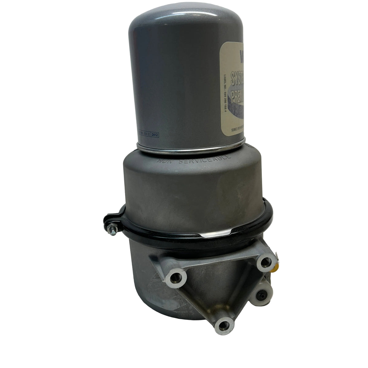 WABCO 432-480-341-0 HP Air Brake Dryer - 12V, Coalescing Cartridge, with Purge Tank