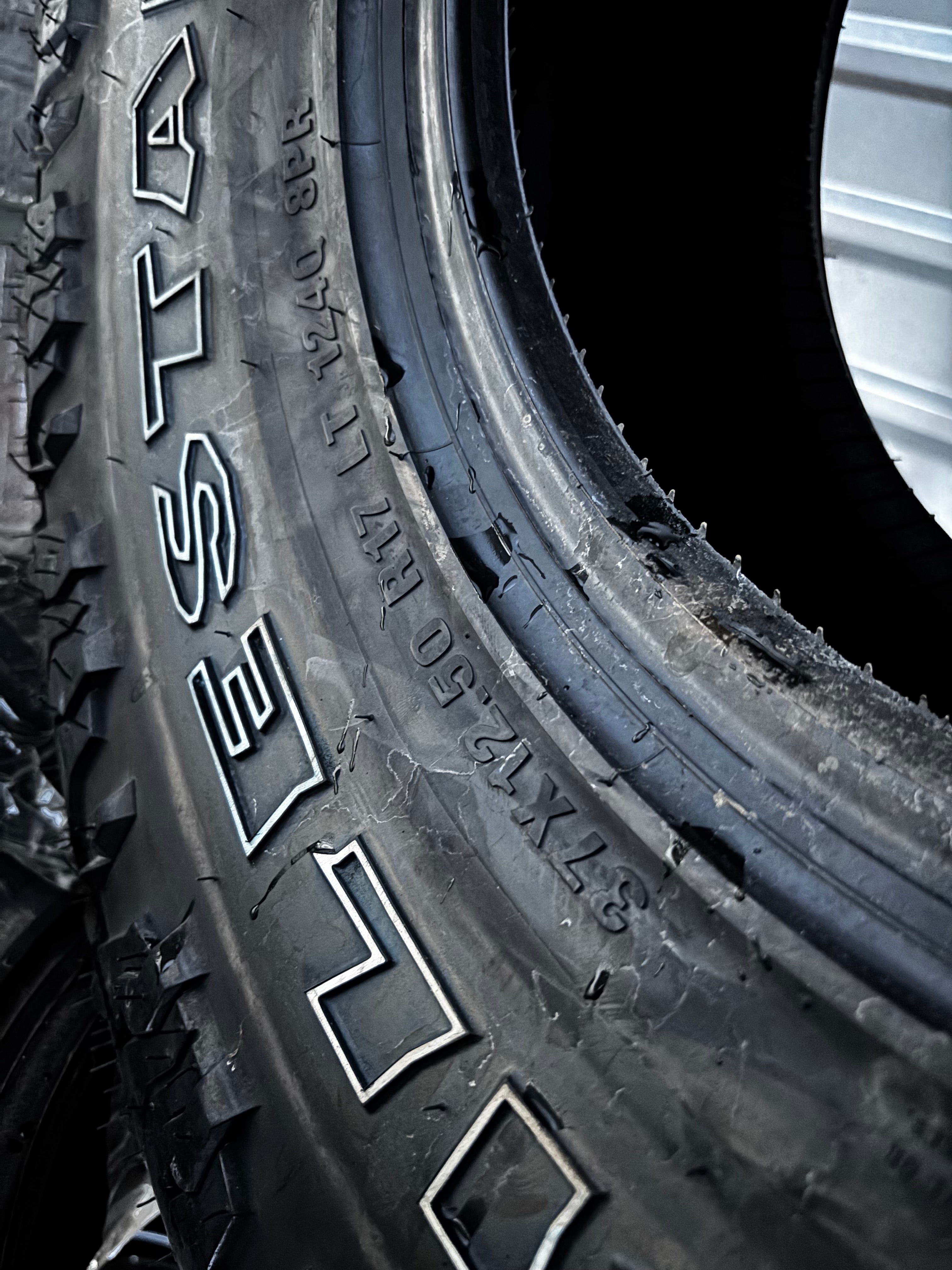 (KSL ONLY) 4 MILESTAR PATAGONIA M/T / MT-02  BSW LT 37 12.5 17 124Q MUD TERRAIN TIRE 22050500 / 22050504