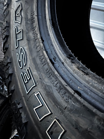 (KSL ONLY) 4 MILESTAR PATAGONIA M/T / MT-02  BSW LT 37 12.5 17 124Q MUD TERRAIN TIRE 22050500 / 22050504