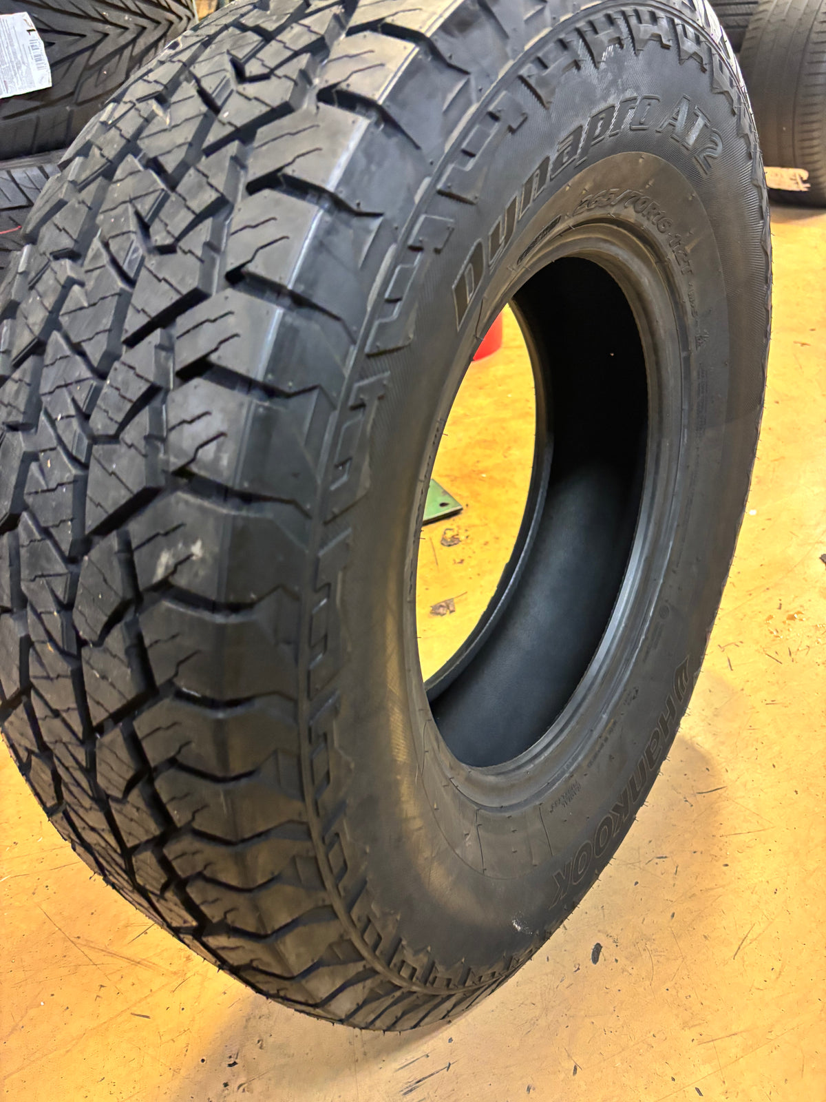 HANKOOK DYNAPRO AT2 OWL P 265 70 16 112T SL ALL TERRAIN TIRE 1023449
