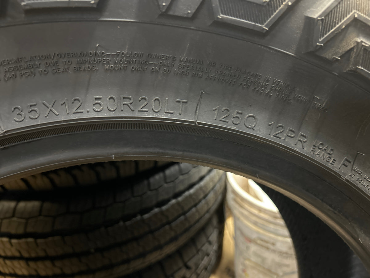 FURY COUNTRY HUNTER R/T BSW LT 35 12.5 20 125Q 12PLY RUGGED TIRE RTF35125020A