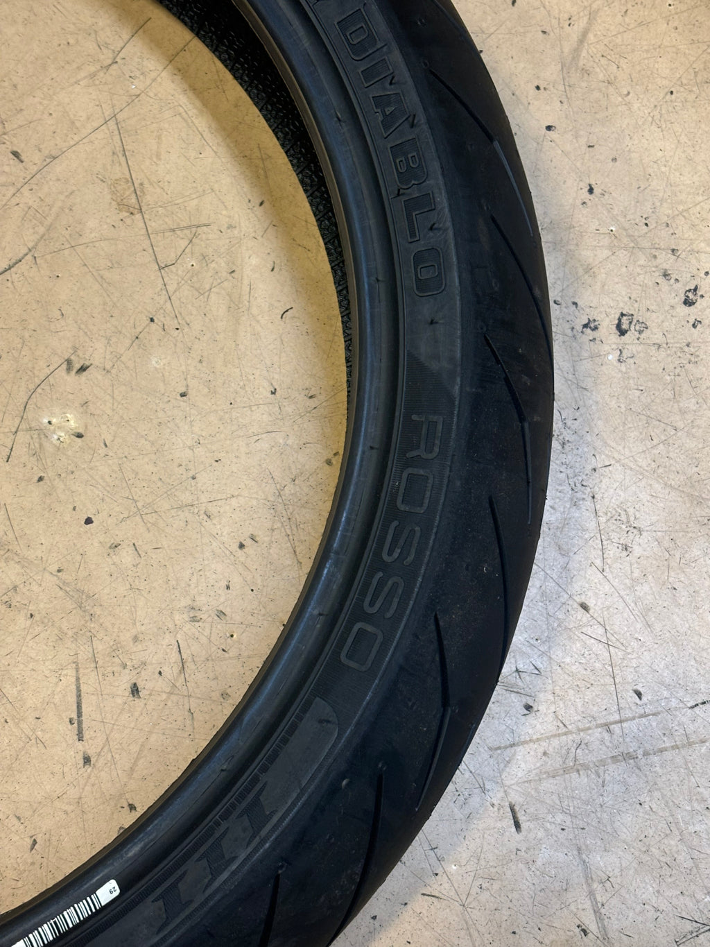 PIRELLI DIABLO ROSSO III 120 60 17 55W FRONT MOTORCYCLE TIRE 2635100