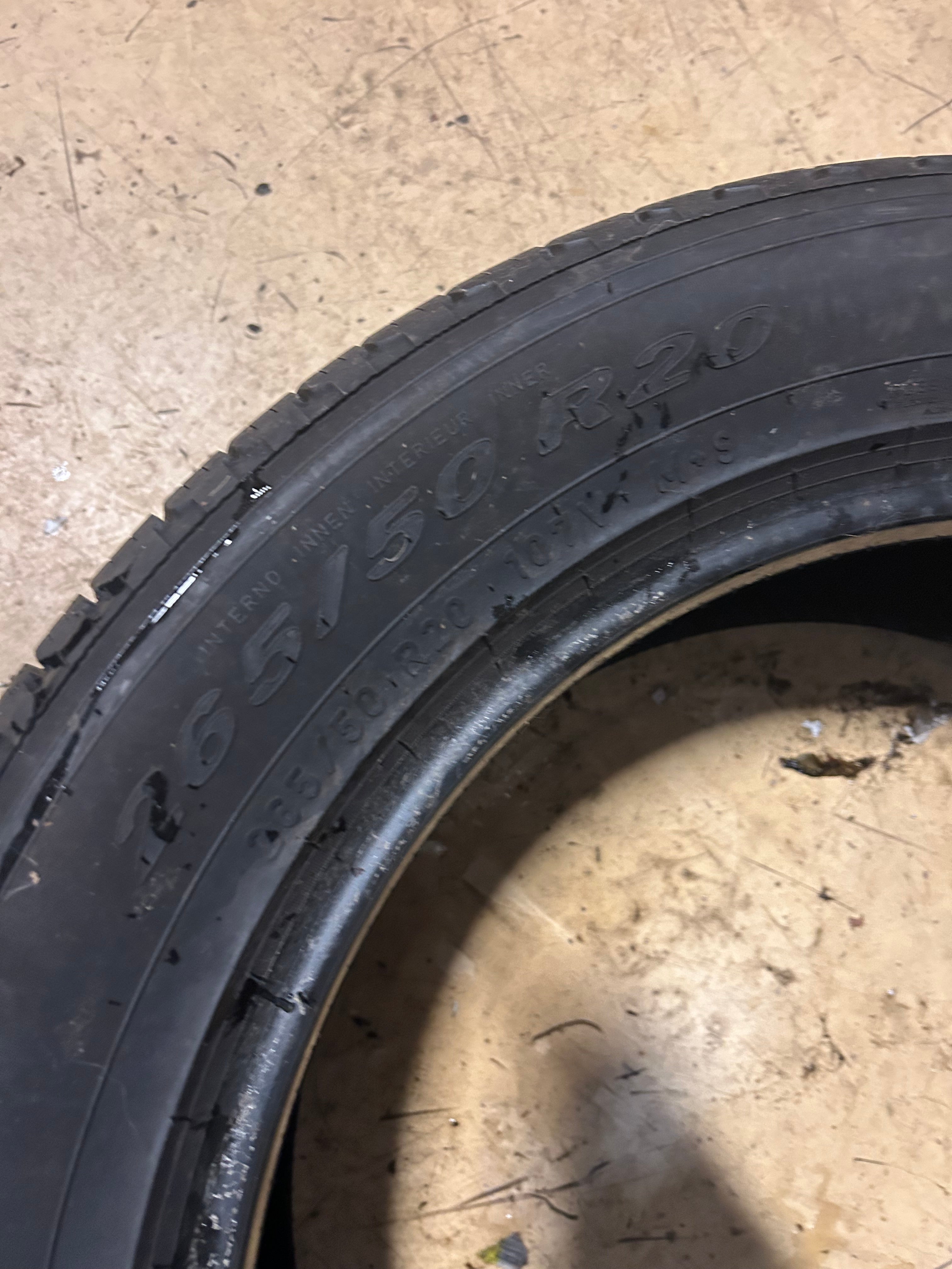 USED 8.5/32” PIRELLI SCORPION VERDE ALL SEASON BSW P 265 50 20 107V  TIRE 2354200
