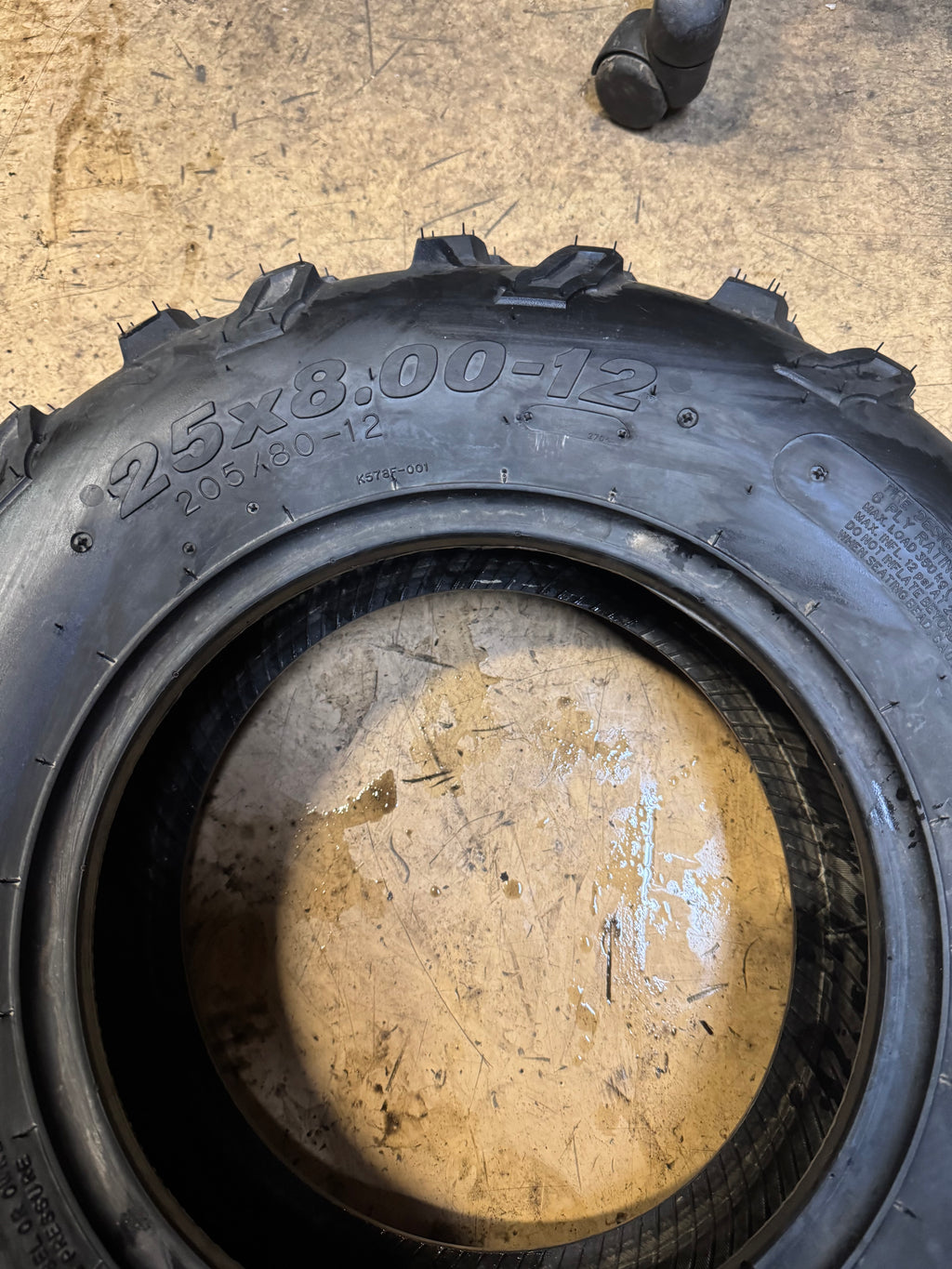 MOOSE SPLITTER BSW AT 25 8 12 6PLY ATV/UTV TIRE 654212