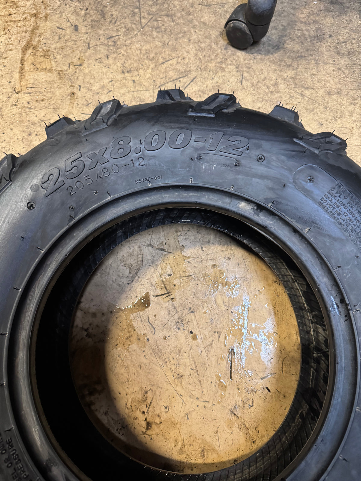 MOOSE SPLITTER BSW AT 25 8 12 6PLY ATV/UTV TIRE 654212