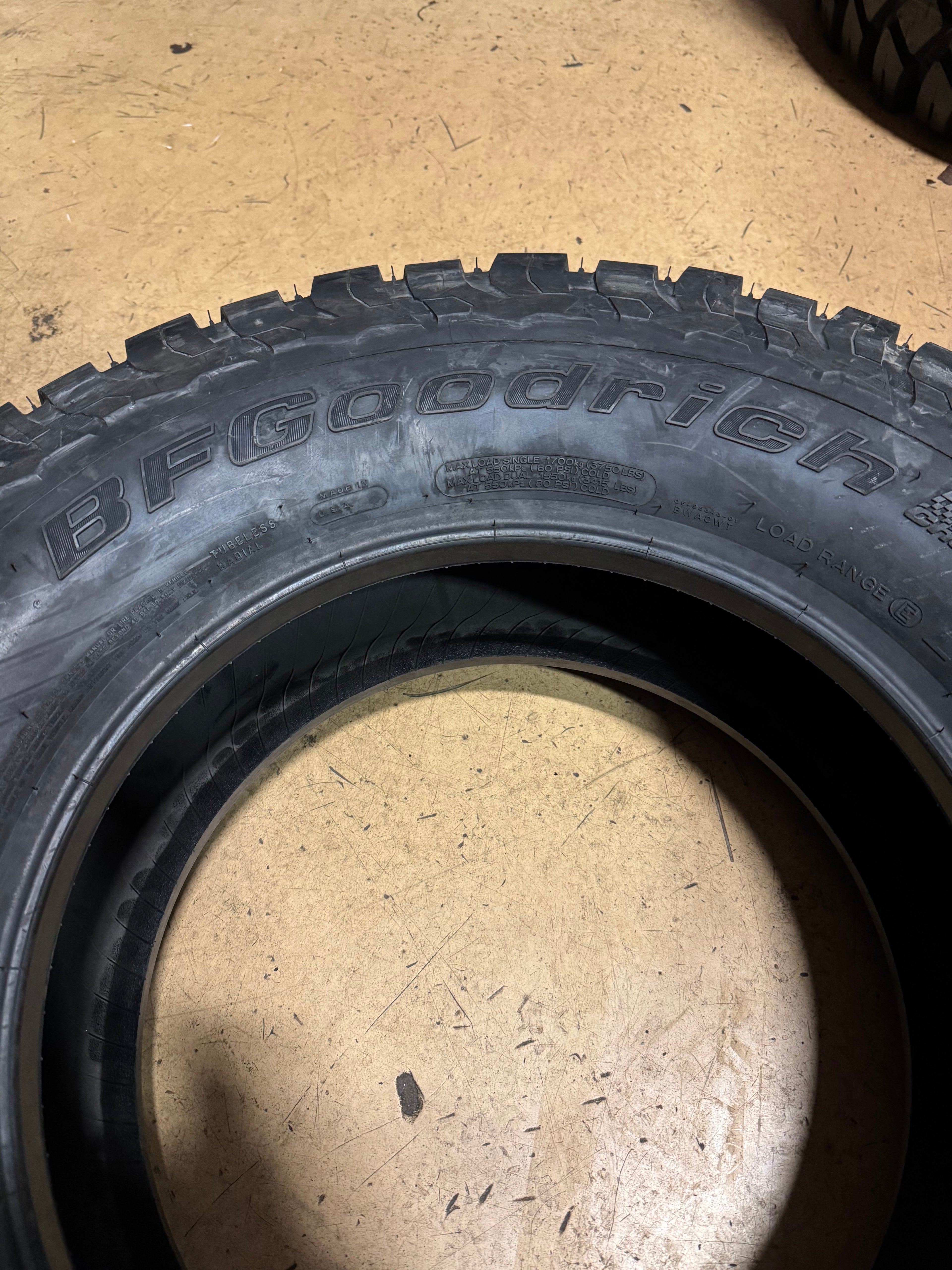 2 BFGOODRICH HD TERRAIN T/A KT BSW LT 285 70 17 126/123Q 10PLY ALL TERRAIN TIRE 31973