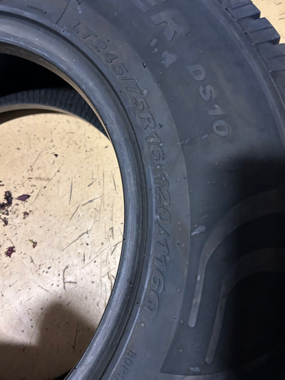 DOUBLESTAR LANDRIDER DS10 BSW LT 245 75 16 120/116Q 10PLY HIGHWAY TIRE DS100008