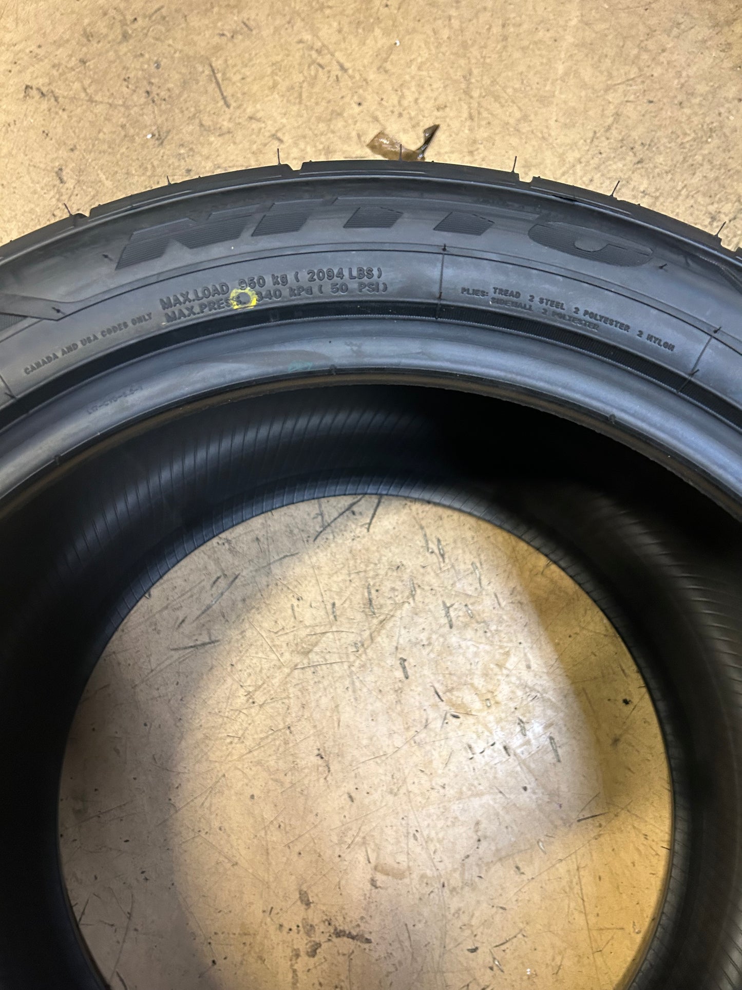 2 NITTO NT555 G2 BSW P 315 35 17 106W XL UHP TIRE 211340
