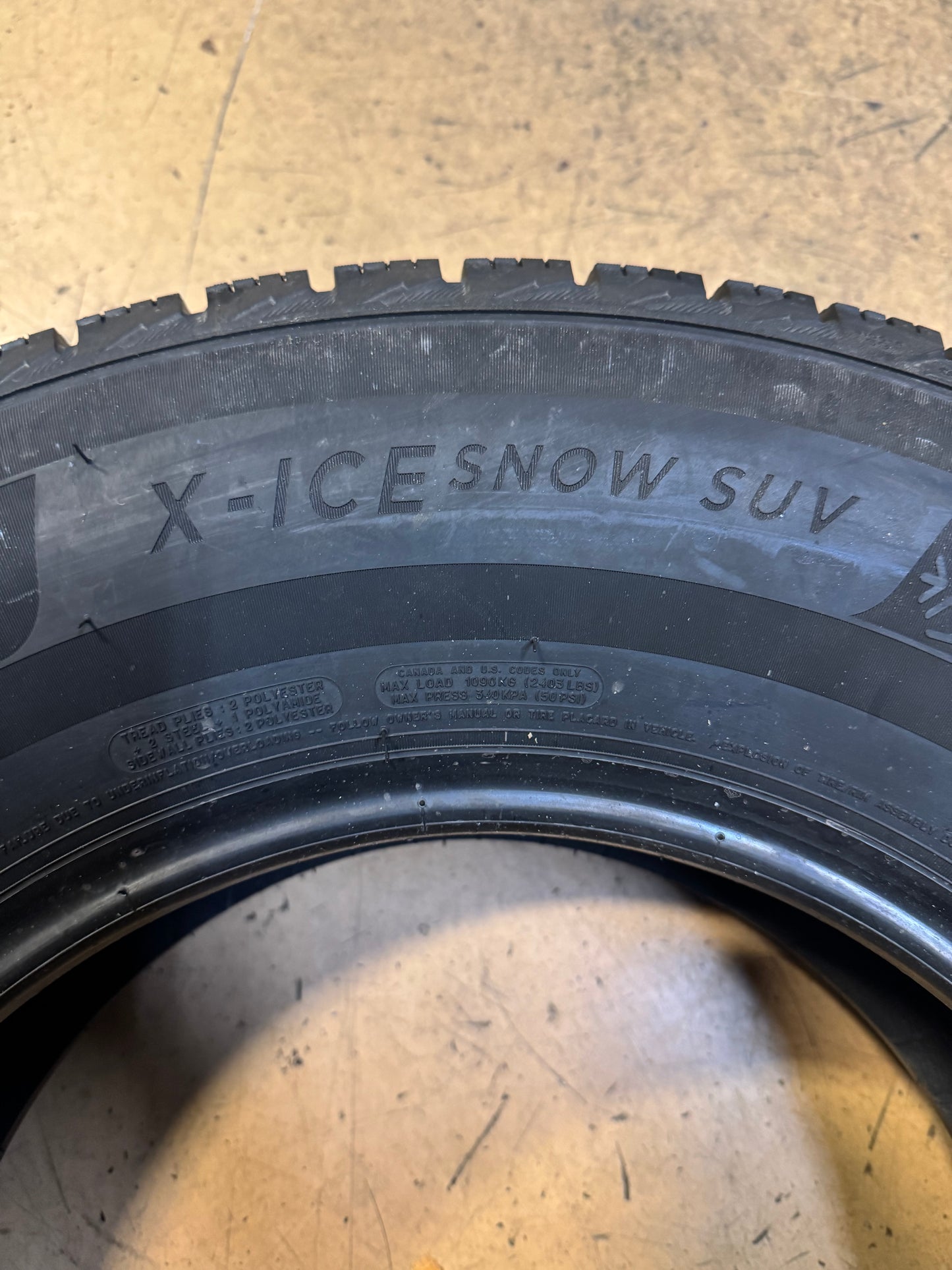 MICHELIN X-ICE SNOW BSW P 245 70 16 111T WINTER TIRE 25661