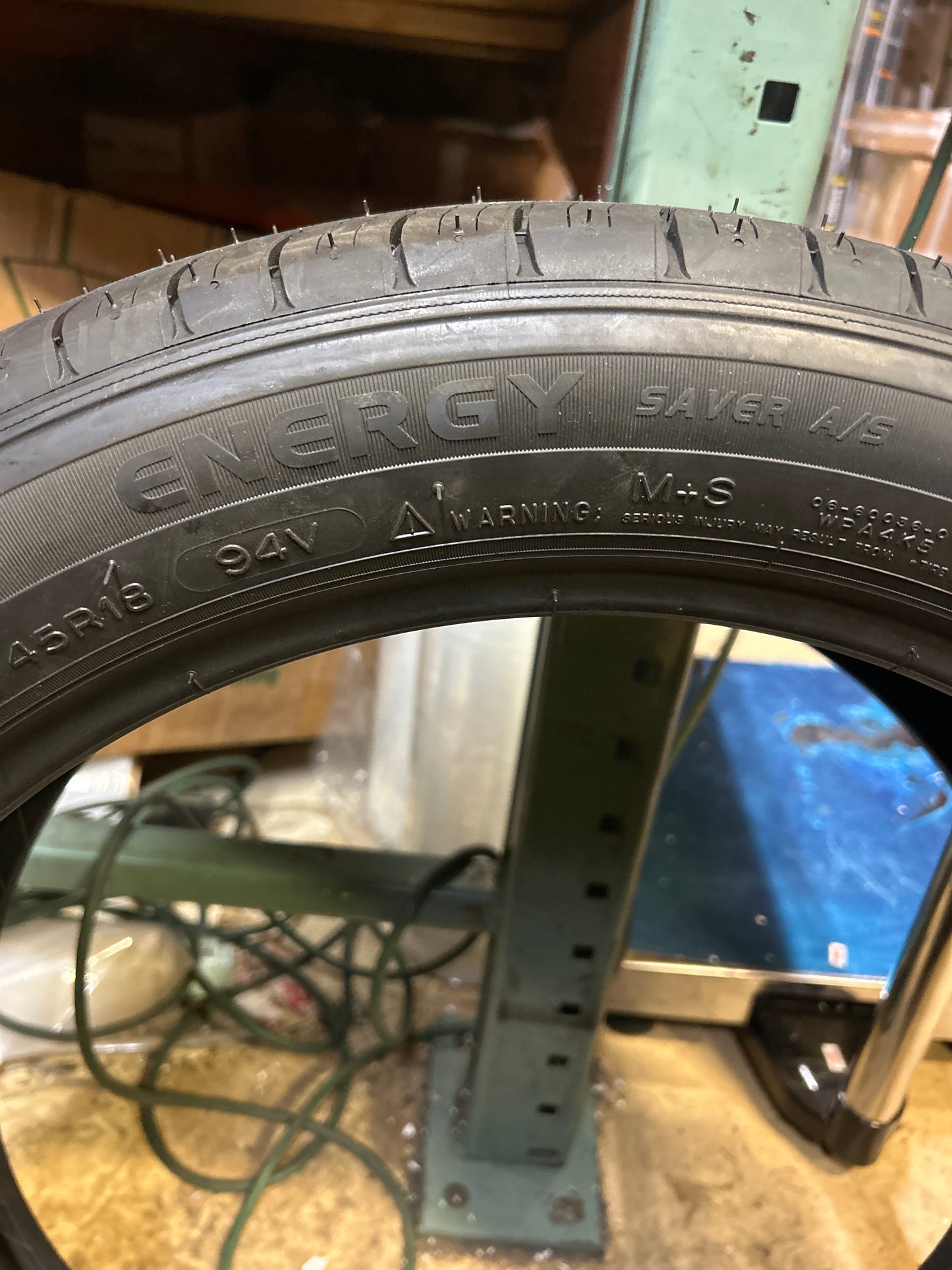 MICHELIN ENERGY SAVER A/S BSW P 235/45R18 94V ALL SEASON TIRE 83418