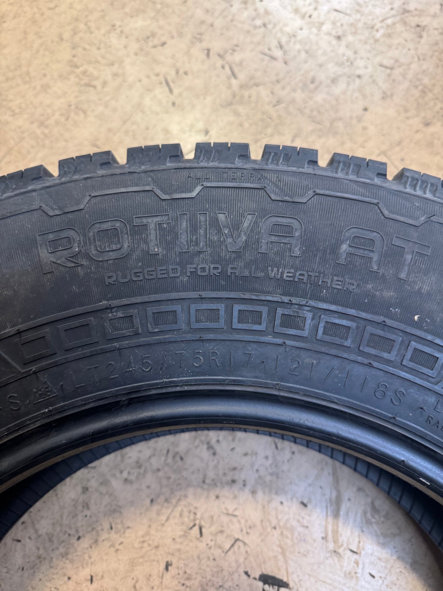 NOS NOKIAN ROTIIVA AT BSW LT 245 45 17 121/118S 10PLY ALL TERRAIN TIRE T430904