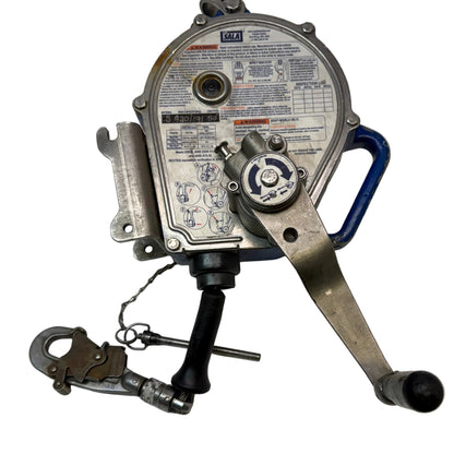 USED DBI-SALA SEALED-BLOK SELF-RETRACTING LIFELINE 3400922, 50 FT, SILVER