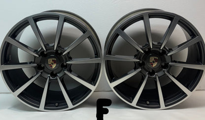 GENUINE PORSCHE 911 RAD CARRERA CLASSIC II 20X11 20X8.5 STAGGERED SET WHEELS