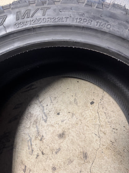 NOS GOODTRIP GS-67 M/T BSW LT 33 12.5 22 114Q 12PLY MUD TERRAIN TIRE LDLB9MC