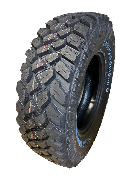 FIRESTONE DESTINATION M/T2 OWL LT 255 75 17 111/108Q 6PLY MUD TIRE 011618