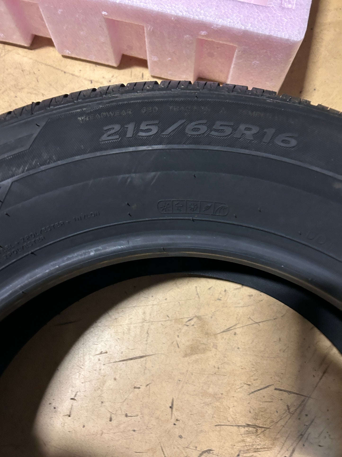 HANKOOK KINERGY ST H735 BSW P 215 65 16 98T ALL SEASON TIRE 1022048