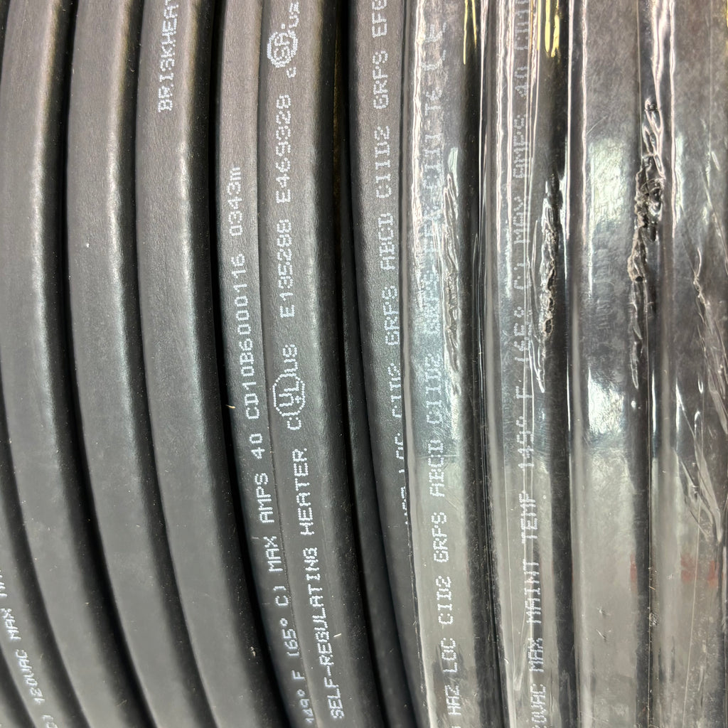 BRISK HEAT SELF REGULATING HEATING CABLE 5W/FT 120V 40A SLCBL5120BP 1000FT