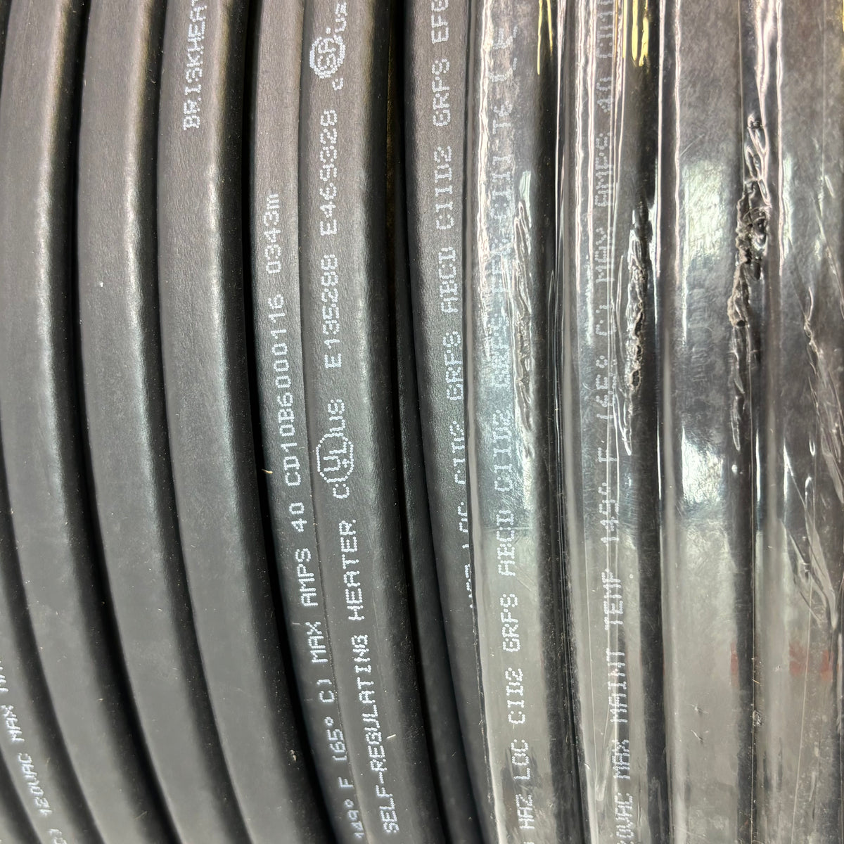 BRISK HEAT SELF REGULATING HEATING CABLE 5W/FT 120V 40A SLCBL5120BP 1000FT