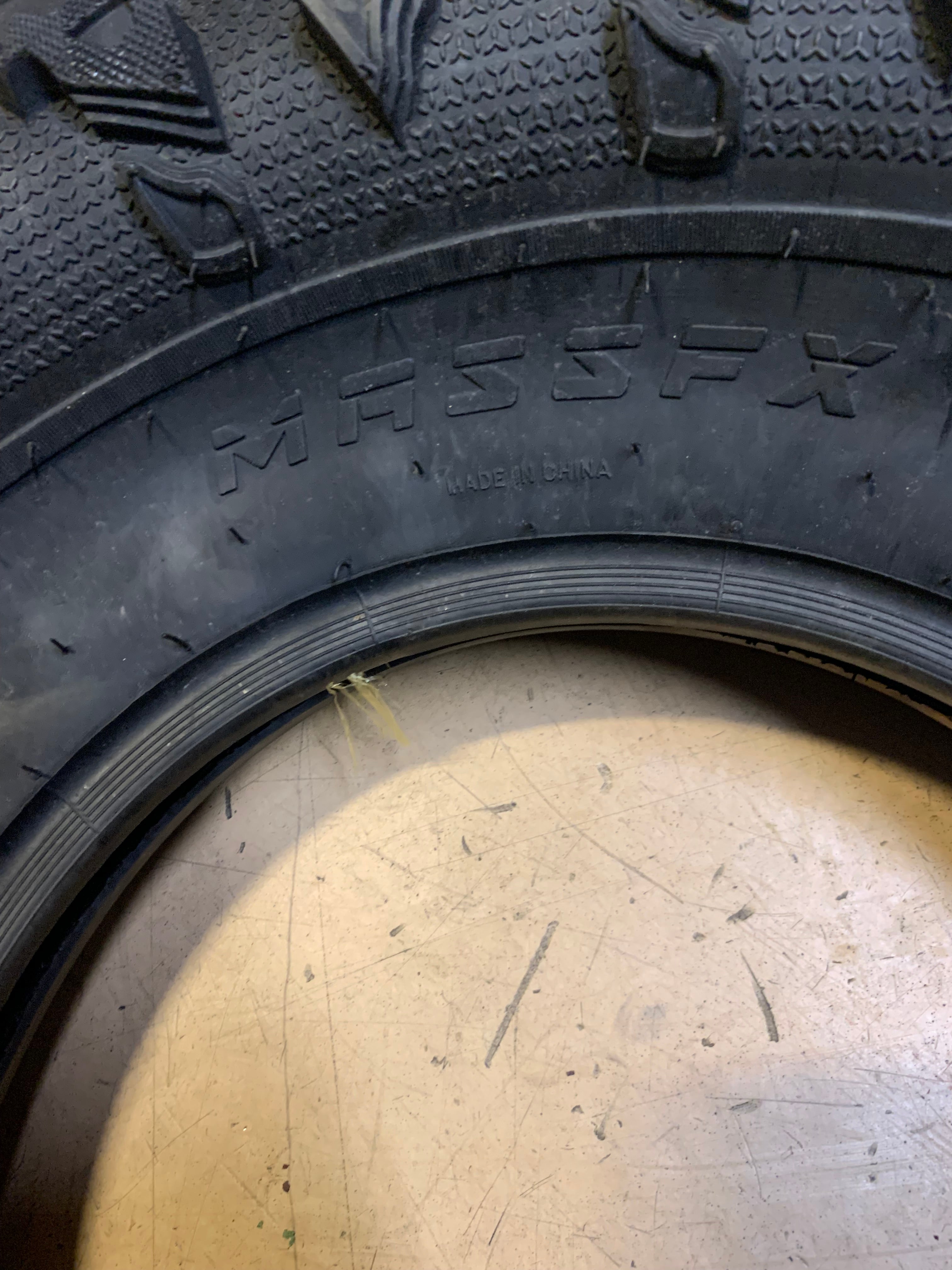 MASSFX GRINDER BSW 25 8 12 43F 6PLY ATV/UTV TIRE ‎MG25812