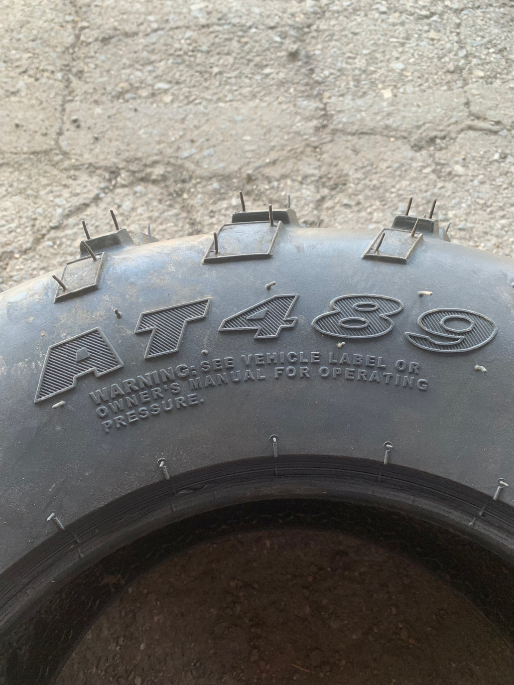 CARLISLE AT489 BSW 25 8 12 4PLY ATV/UTV TIRE 589306