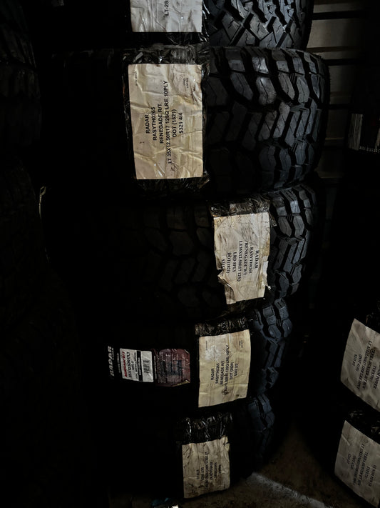 (TODO) 4 RADAR RENEGADE RT LT 35 12.50 17 125Q LRE 10 PLY RUGGED TERRAIN TIRES RASYTH0265