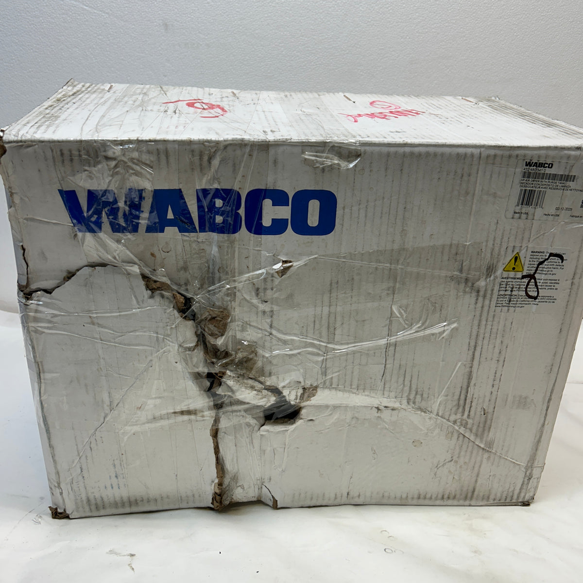 WABCO 432-480-341-0 HP Air Brake Dryer - 12V, Coalescing Cartridge, with Purge Tank