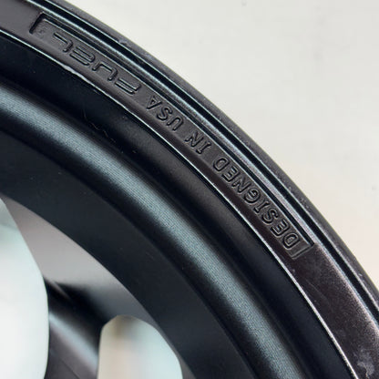 FUEL UTV ALUMINUM RIM D778 RUNNER UTV 18X7 5X156 ET13 GLOSS BLACK MILLED CANDY BLUE FINISH