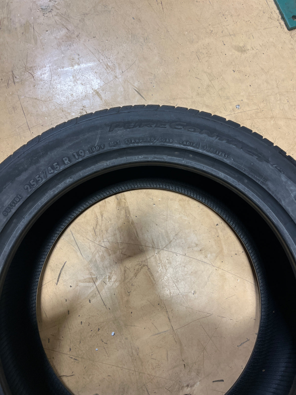 2 NEW CONTINENTAL PURECONTACT LS P 255 45 19 100V SL ALL SEASON TIRES  15509150000