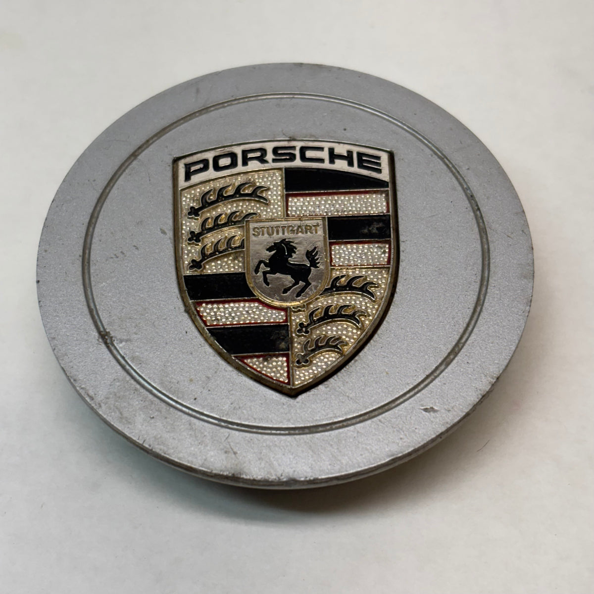 4 PORSCHE 911 / 928 / 944 OEM ALLOY WHEEL FUCHS CENTER CAP