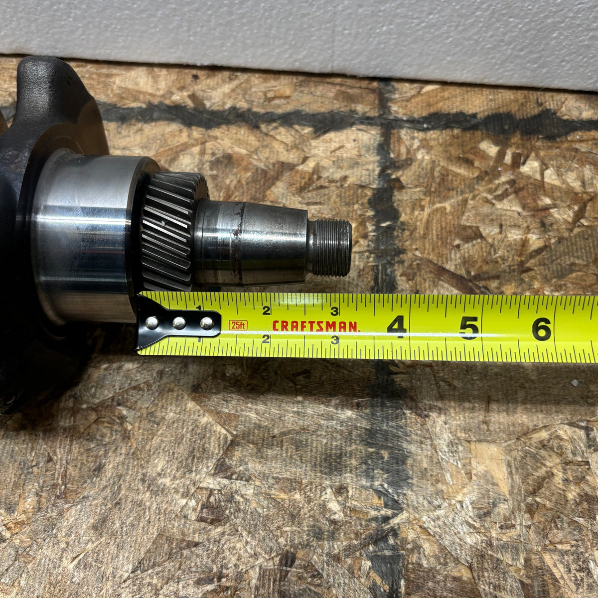 USED N844 N844T ENGINE CRANKSHAFT FOR SHIBAURA 23 SPLINE GEAR