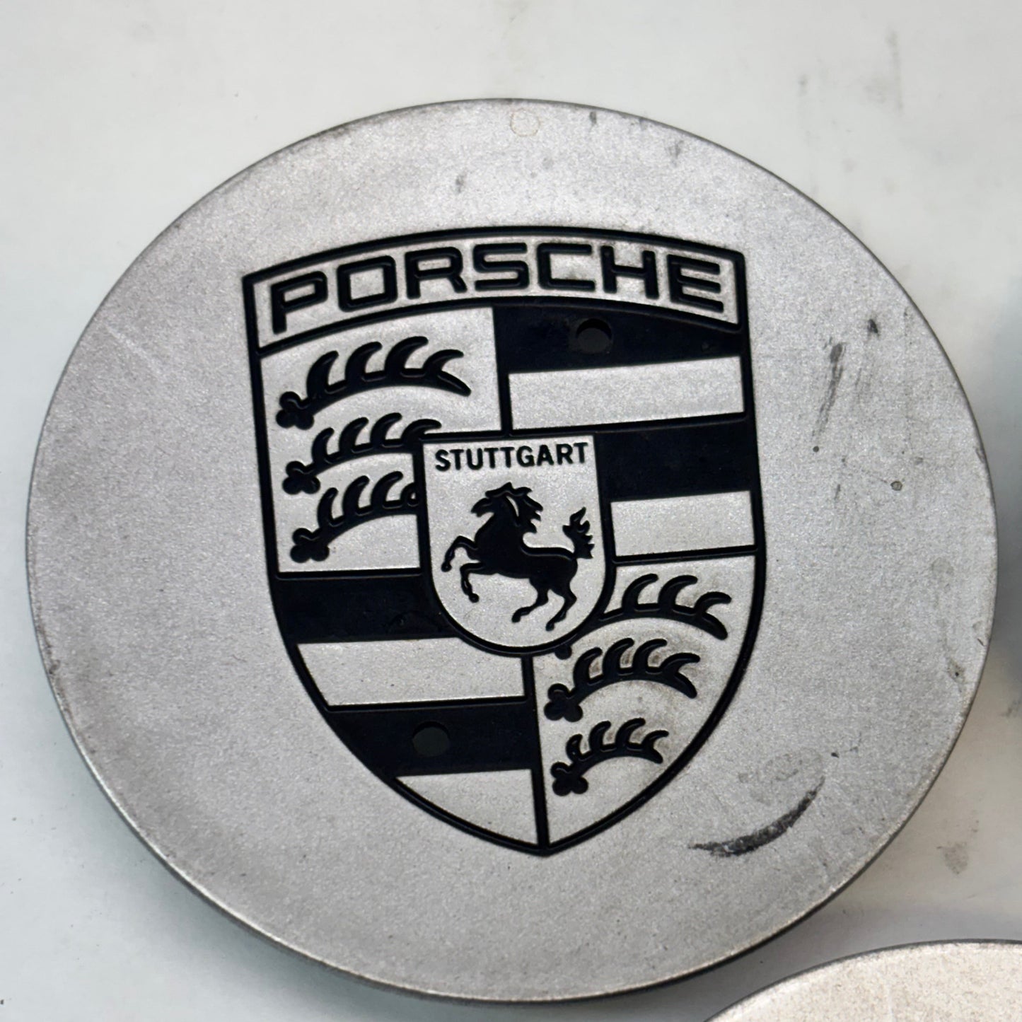 GENUINE PORSCHE 1 REP CAP 911 HUB CAPS GRAY METALLIC 993361303