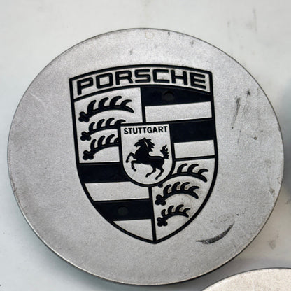 GENUINE PORSCHE 1 REP CAP 911 HUB CAPS GRAY METALLIC 993361303