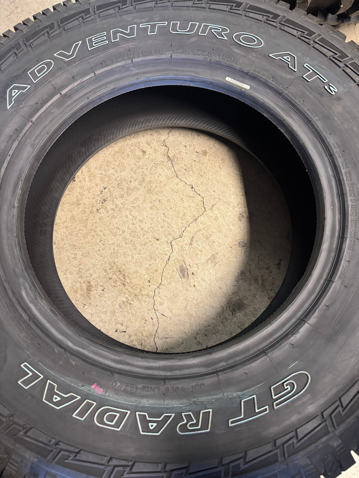 NOS GT RADIAL ADVENTURO AT3 OWL LT 275 70 18 125/122S 10PLY ALL TERRAIN TIRE AS096