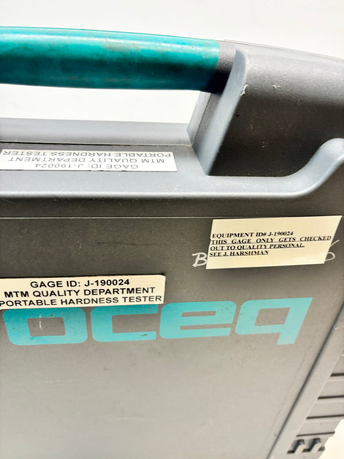 USED PROCEQ EQUOTIP 550 HARDNESS TESTER W/UCI PROBE & STANDARD