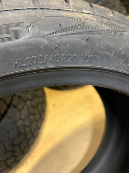 TOYO PROXES SPORT A/S+ BSW HL 275 40 20 109Y XL UHP TIRE 223660