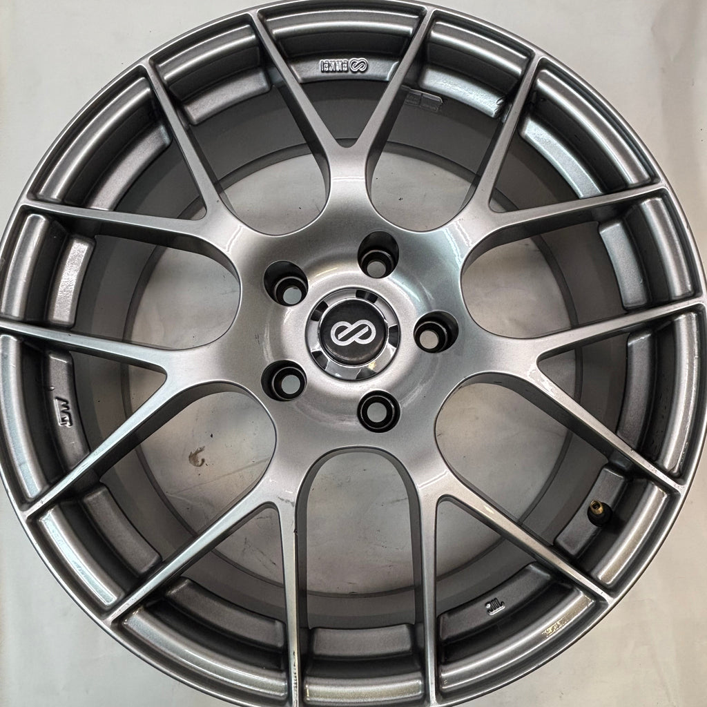 ENKEI RAIJIN HYPER SILVER WHEEL 18x8 5x120 +42 OFFSET 467-880-1242HS