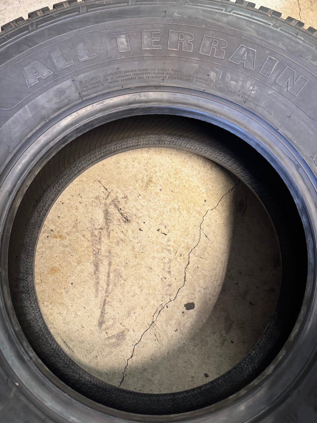 NOS AMERICUS ALL TERRAIN BSW LT 265 75 16 123/120S 10PLY TIRE AMD0433