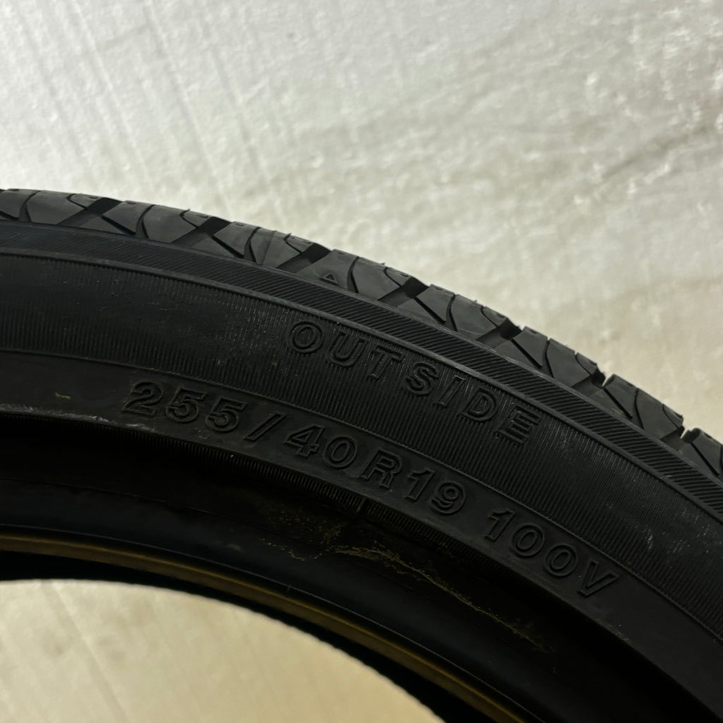 2 NEW OLD STOCK YOKOHAMA AVID ASCEND GT P 255 40 19 100V XL A/S TIRES 110132748