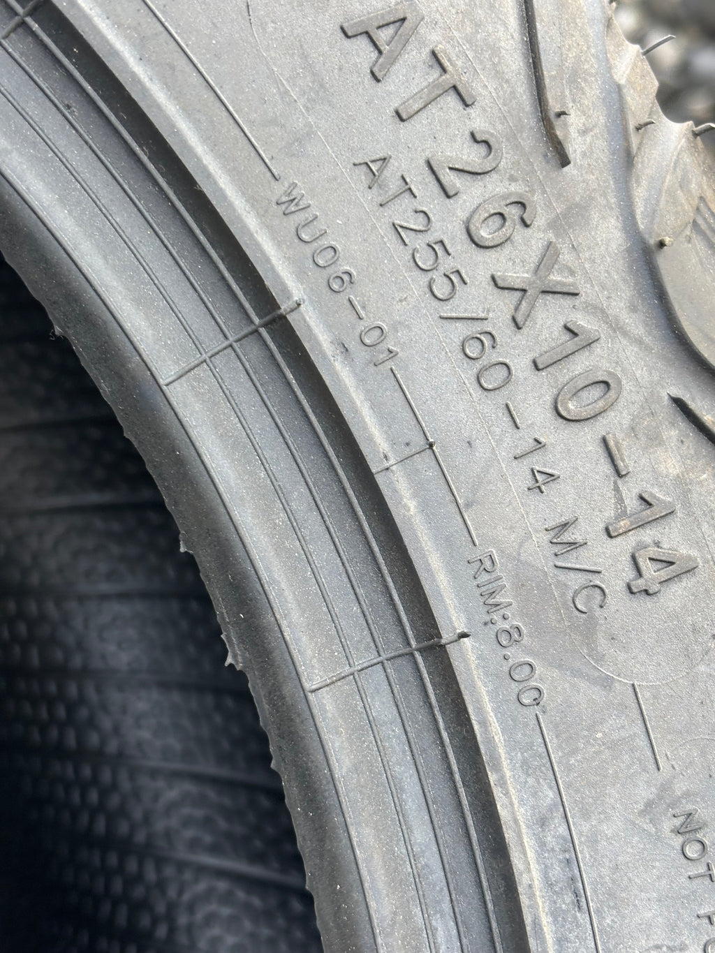WANDA WU06 BSW LT 26 10 14 6PLY ATV/UTV TIRE 10184