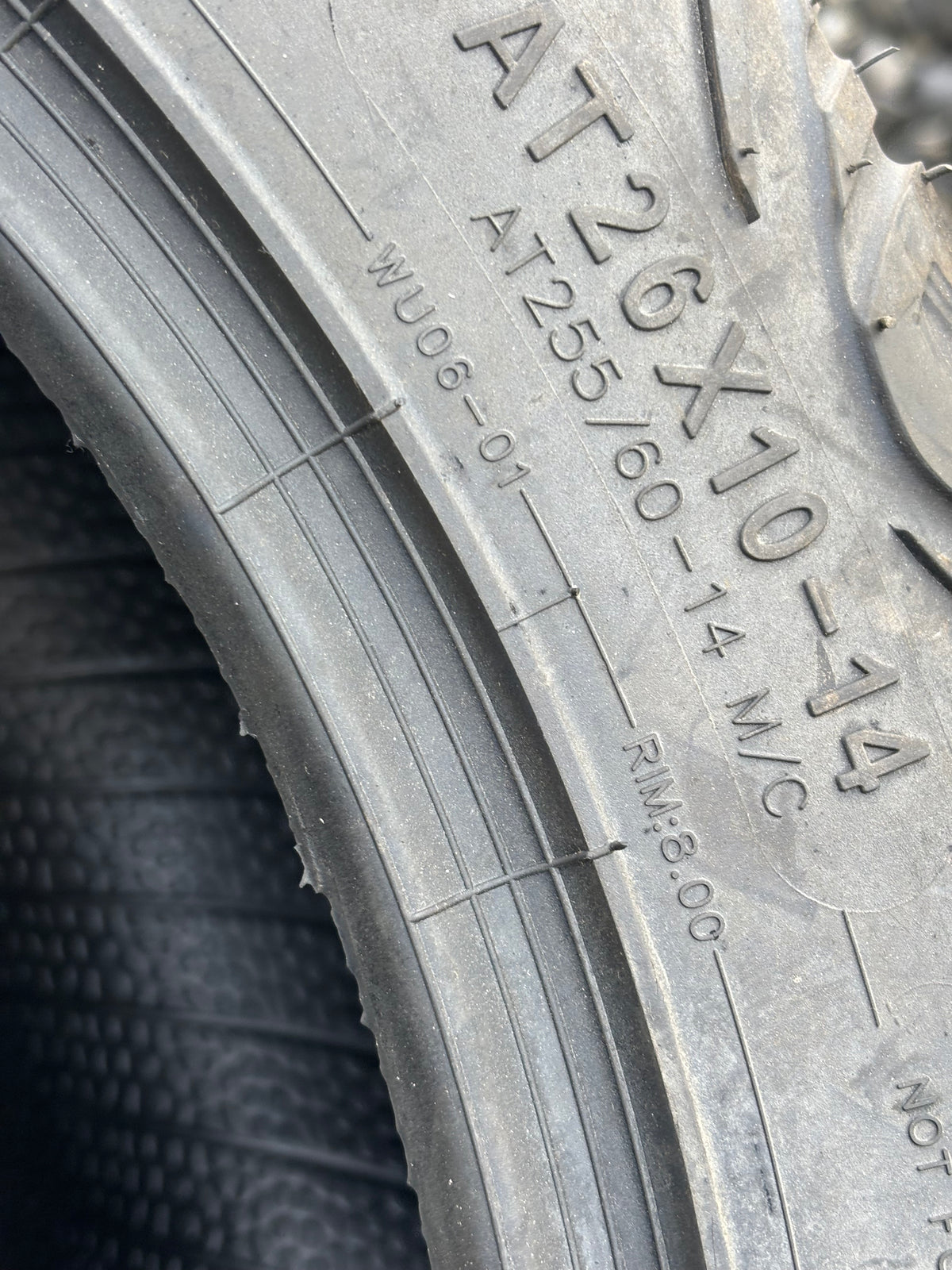 WANDA WU06 BSW LT 26 10 14 6PLY ATV/UTV TIRE 10184