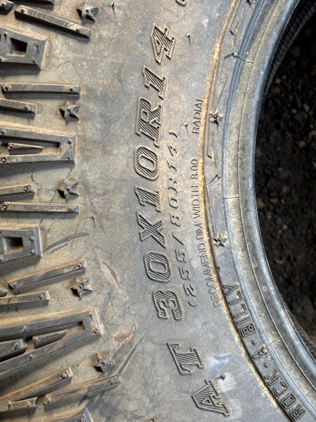 SEDONA ROCK A BILLY AT 30 10 14 64F LRD 8 PLY ATV UTV TIRE 570-5206